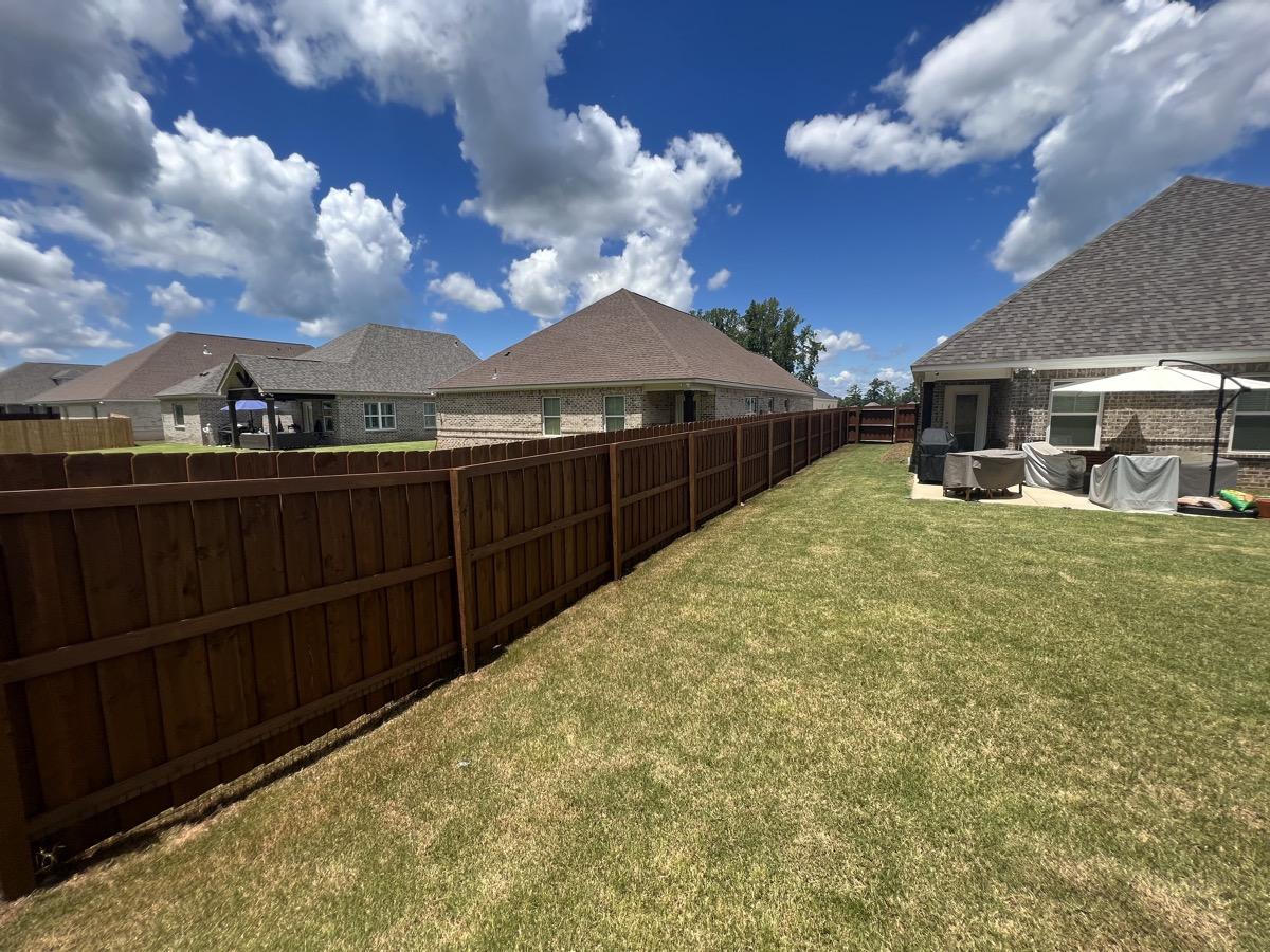 Privacy fence after sable stain by AFR